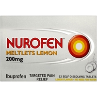 Nurofen Meltlets Lemon 12s