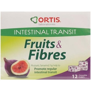 Ortis Fruit & Fibre Cubes 12s