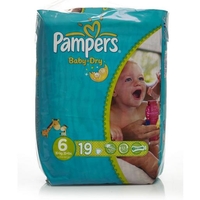 Pampers Baby Dry Extra Large (Size 6) 19s