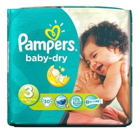 Pampers Baby Dry Midi (Size 3) 30s