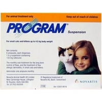 Program 133mg Oral Suspension for Cats - 6 Ampoules