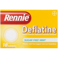 Rennie Deflatine Tablets 18s