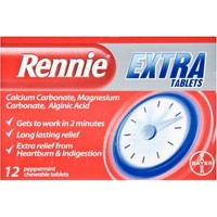 Rennie Extra Tablets 12s