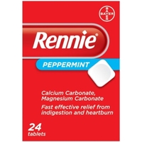 Rennie Peppermint Tablets 24s