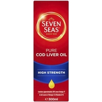 Seven Seas Pure Cod Liver Oil High Strength Liquid 300ml