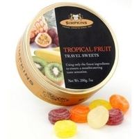 Simpkins Tropical Fruit Travel Sweets 200g