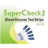 SuperCheck2 Blood Glucose Test Strips 50s