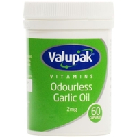 Valupak Odourless Garlic Oil 2mg 60s