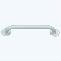 Z-TEC 12" Anti-Slip Coated Steel Grab Bar in White