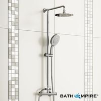 200mm Multi-function Round Head - Shower Kit - Premium Slimline Range