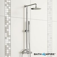 200mm Round Head - Shower Kit - Premium Slimline Range