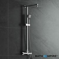 200mm Square Head - Shower Kit - Premium Slimline Range