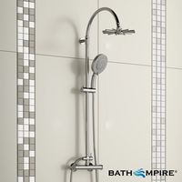 220mm Multi-function Star Head - Shower Kit - Premium Slimline Solid Chrome Range