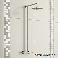 220mm Star Head - Shower Kit - Premium Slimline Solid Chrome Range