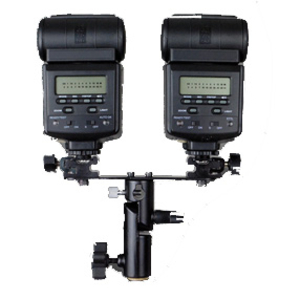 Interfit STR144 Strobie Twin Metal Umbrella Bracket