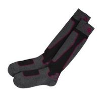 The North Face Socks - The North Face Womens Snowboard Padded Socks - Charcoal Grey / Fuschia Pink