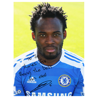 Chelsea Personalised Michael Essien Photcall 5 Poster