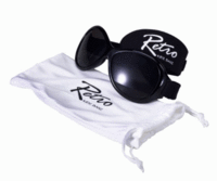 Baby Banz Retro Sunglasses 0-2 Years - Black