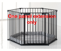BabyDan Extension for BabyDen Playpen 60cm Black