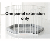 BabyDan Extension for BabyDen Playpen White 60cm