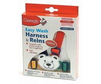 Clippasafe Easy Wash Harness and Reins - Multicolour Teddy