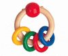 Heimess Wooden Ring Rattle