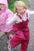 Hippychick Kids Clothing Waterproof Dungarees 12-18 months - Pink