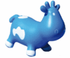 KidZZfarm Betsy the Cow Inflatable Space Hopper - Blue