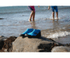 Konfidence Beach Boots - Size 6-7 - Blue