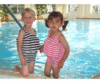 Konfidence Floatsuit - 1-2yrs - Blue Stripe