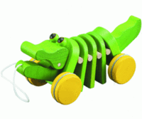 PlanToys Dancing Alligator Wooden Baby Toy