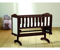 Saplings Gracie Crib - Walnut And White