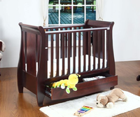 Tutti Bambini Katie Cot - Espresso INCLUDES MATTRESS