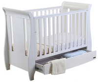Tutti Bambini Katie Cot - White INCLUDES MATTRESS