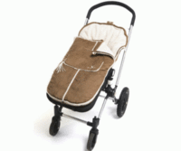 Wallaboo Baby Pushchair Footmuff - Chocolate