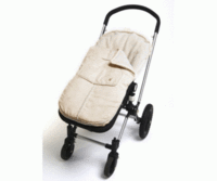 Wallaboo Baby Pushchair Footmuff - Ecru