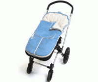 Wallaboo Baby Pushchair Footmuff - Soft Blue