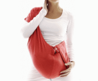 Wallaboo Baby Sling Original Pure Cotton - Poppy Red