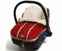 Wallaboo Newborn Baby Footmuff - Red