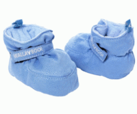 Wallaboo Soft Soled Baby Shoes 6-12 months - Soft Blue