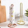 Toilet Tissue Roll Reserve Organizer for Bathroom,  Kitchen Paper Compact Organizer,  Holds 2-3 Rolls of Toilet Paper,  Gold Rose Gold,  1pc