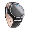 Touch Screen Creative Blue and White LED Flashing Wristband Watch
