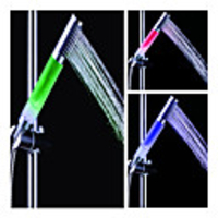 1.2-inch tête de douche translucides 1-conduit (en plastique)