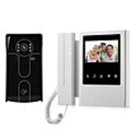 4.3 pouce vidéo porte interphone système intérieur moniteur avec rfid accès vision nocturne sonnette caméra