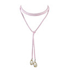 Bijoux Collier Sautoir Femme Fait main Cuir Coquillage Coquillage Bohème Vacances Ethnique Cool Adorable Marron Blanc Rose 156 cm Colliers Tendance Bijoux 1pc pour Cadeau Quotidien Carnaval Vacances