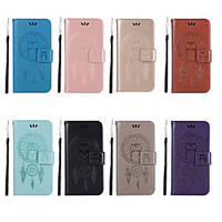 Coque Pour Huawei P10 Plus / P10 Lite / P10 Portefeuille / Porte Carte / Avec Support Coque Intégrale Chouette Dur faux cuir miniinthebox