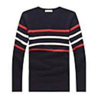 le chandail xxl de taille plus v col en tricot pour hommes