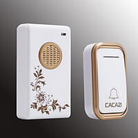 maison intelligente sans fil sonnette échange musique numérique sonnette longue distance étanche télécommande sans fil sonnette lanceur ip44 étanche un pour un