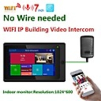 Mountainone SY706B 7 pouces moniteur intérieur sans fil wifi vidéo sonnette interphone système 1080p ahd caméra