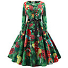 père Noël Robe de Noël Femme Adulte Loisir Noël Noël Polyester Robe / Ceinture